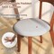 Costway Wooden Armless Dining Chair Set of 2/4 with Rubber Wood Legs Padded Seat Cushion